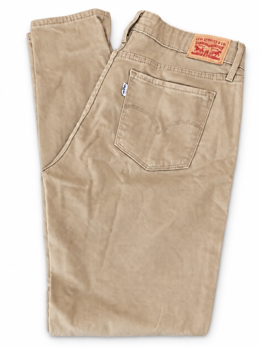 Levi’s 711 Skinny Jeans Tan Khaki Size 31 x 30